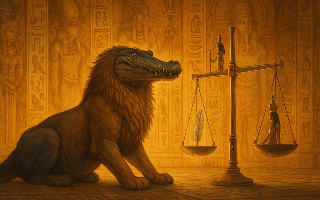 ammit awaiting the heart