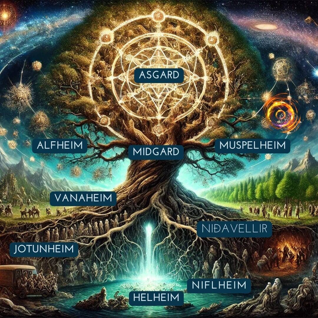 The 9 Realms Of Norse Mythology Beasts Of Legend