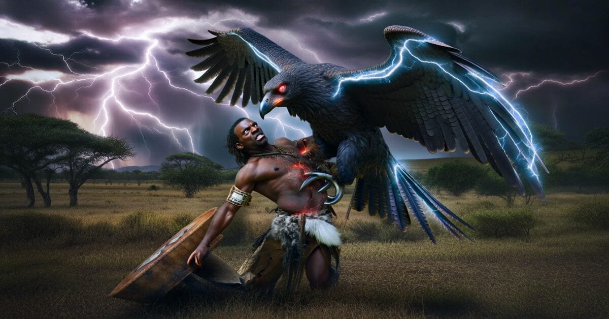 impundulu lightning bird drains the life from its victim