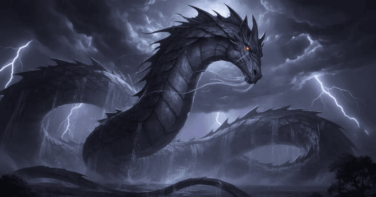 Inkanyamba Pythonic Inkanyamba Storm Serpent - Beasts of Legend