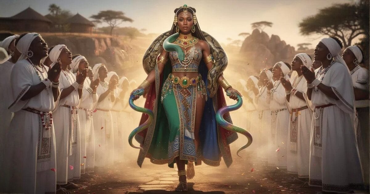 Mami Wata Water Spirit With Serpents And Cult