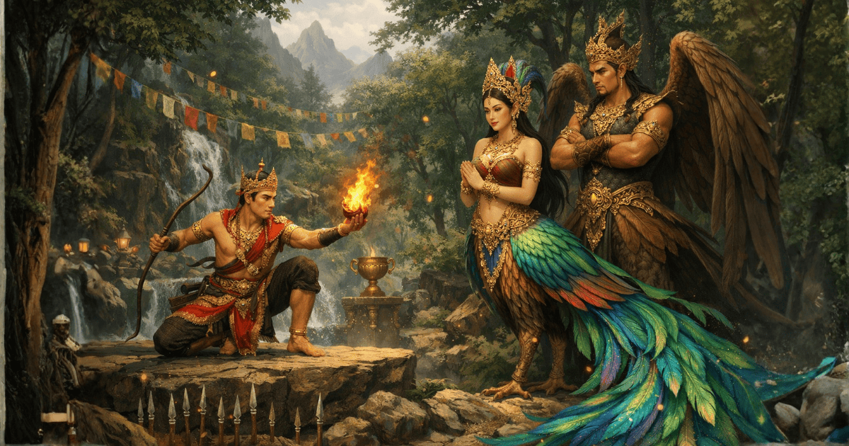 Explore the Mystical Kinnari and Kinnara: Celestial Hybrids