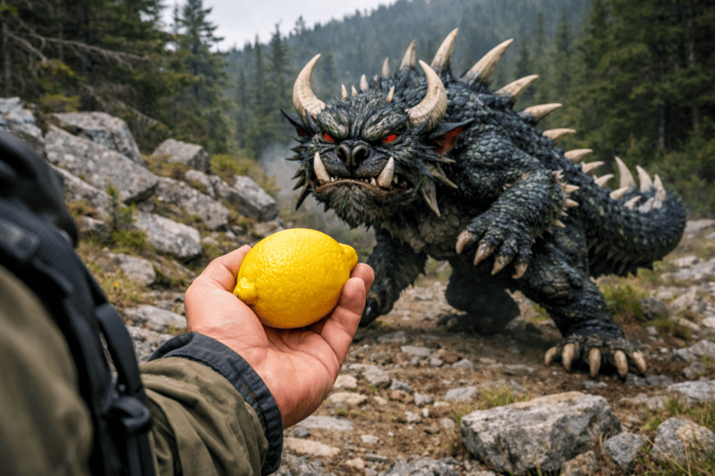 the Hodag and the lemon