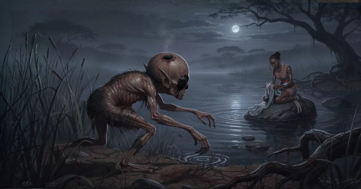 tokoloshe is a threat to anyone near water