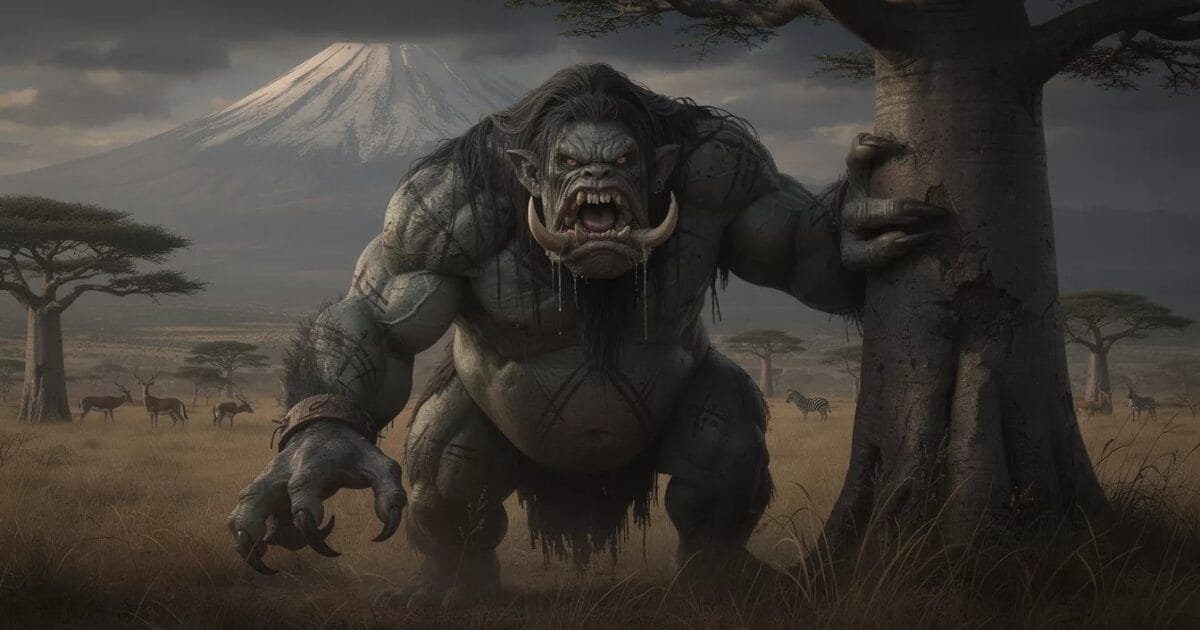 Zimwi Swahili Ogre of Africa