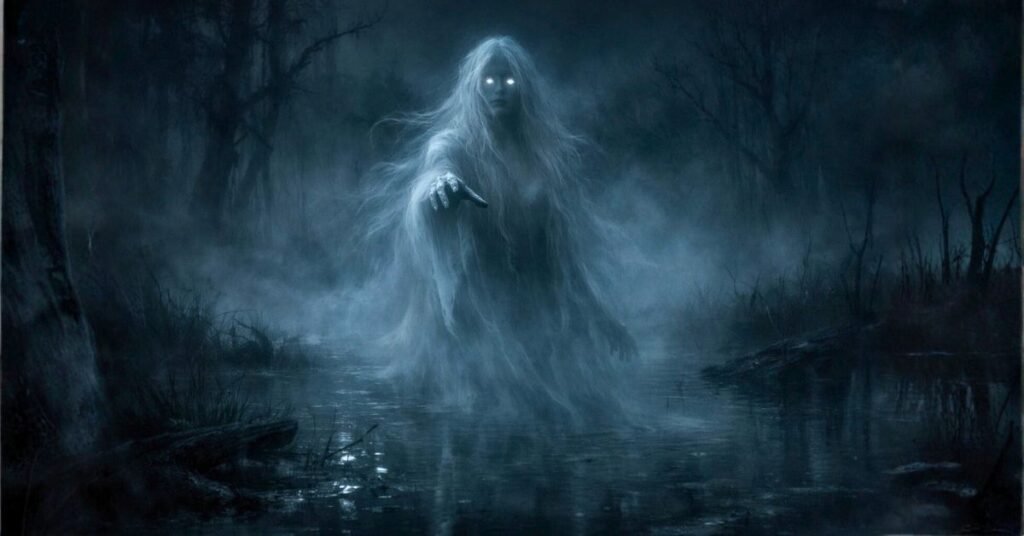 Squawkowtemus the swamp woman