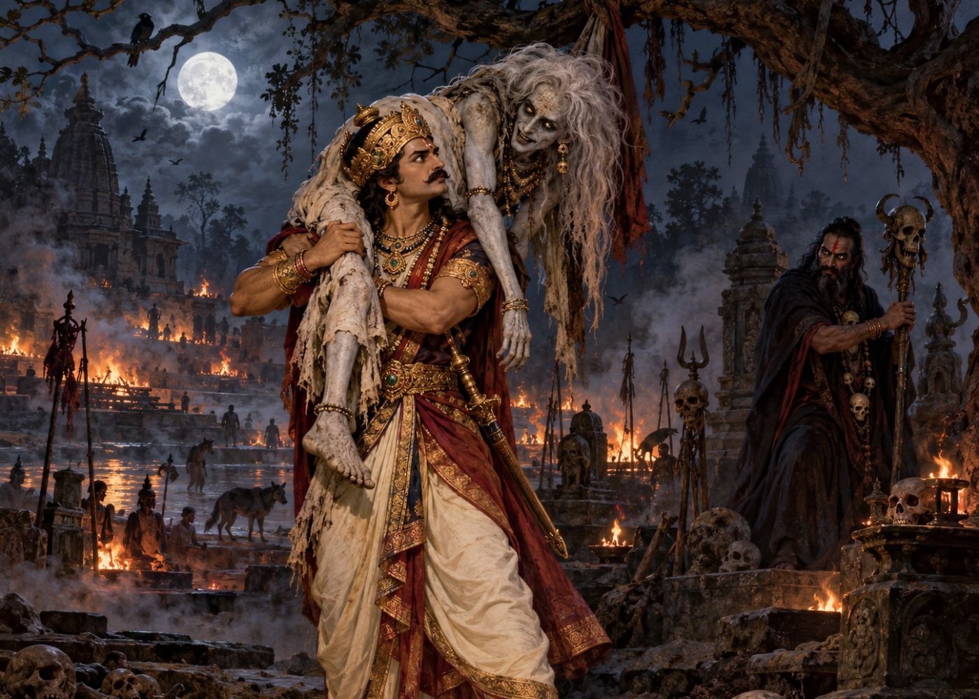 King Vikramaditya and the Whispering Vetala