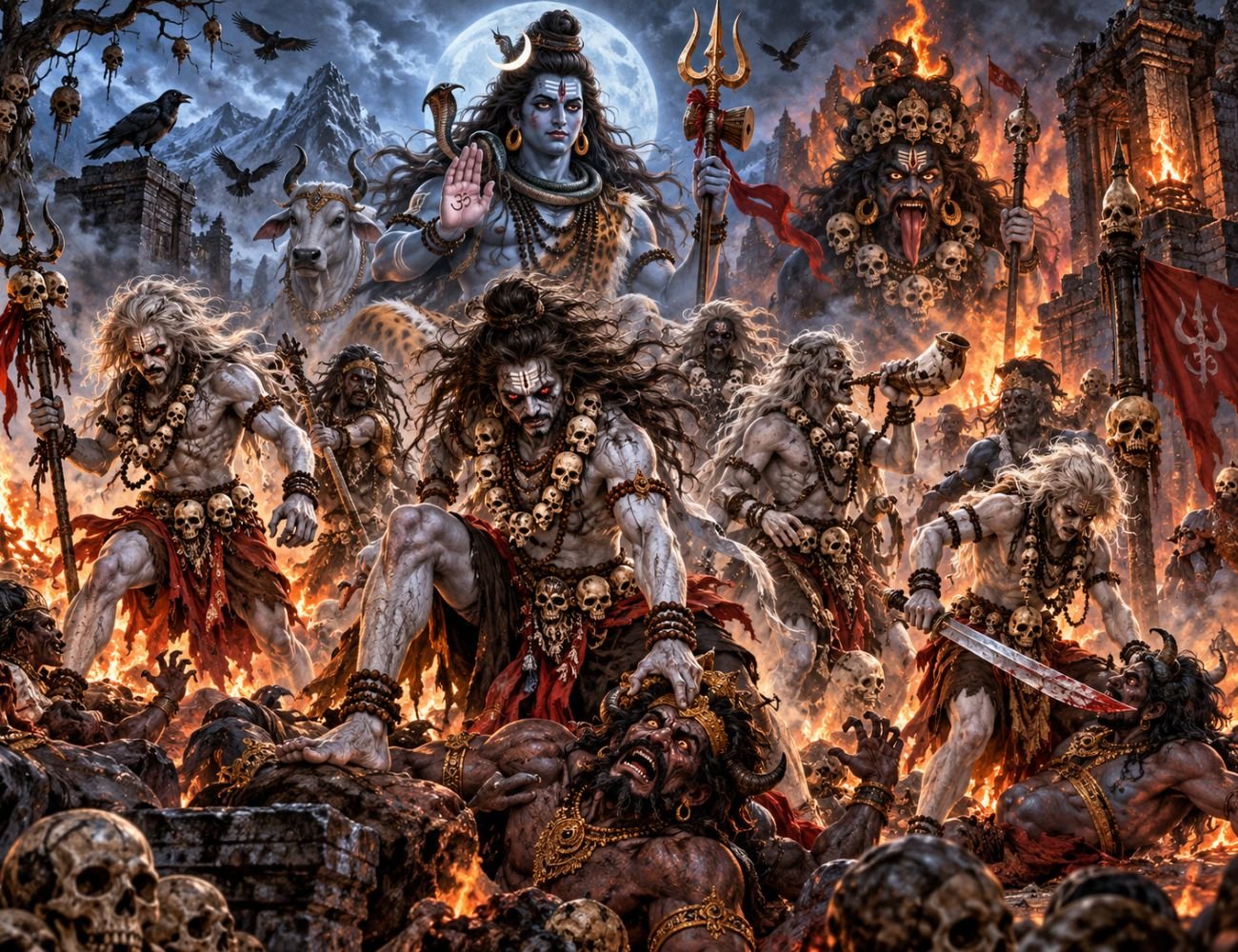 the Vetala as Shivas ganas